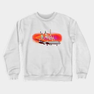 Aeronautical Expressions: Elevating Artistic Horizons Crewneck Sweatshirt